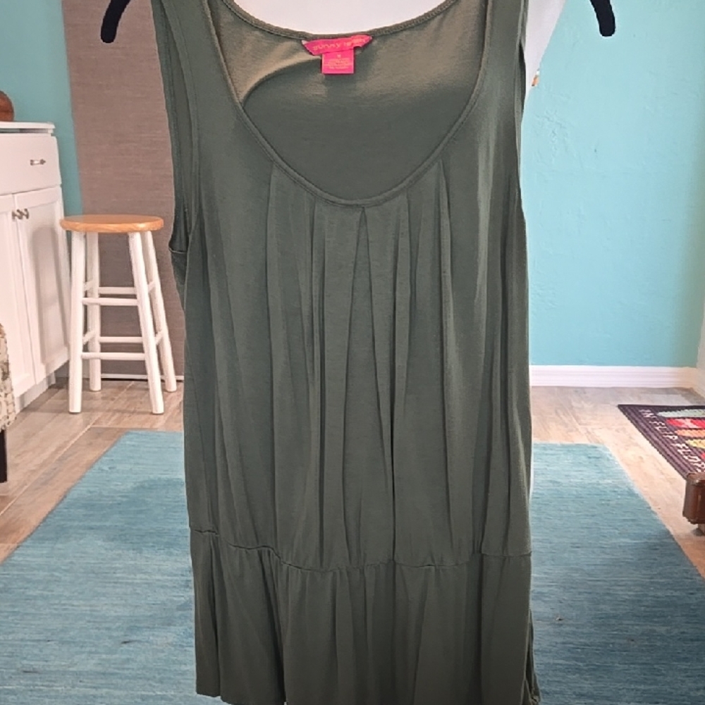 Sunny Leigh Olive Green Tank Top